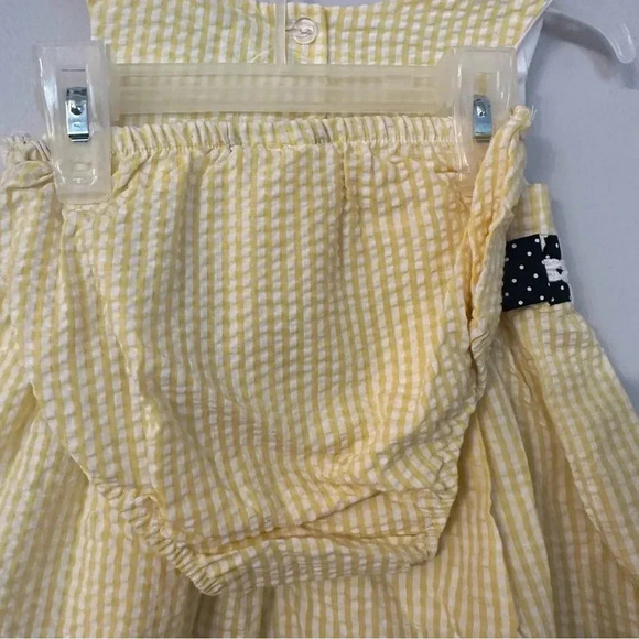 Emily Rose Infant Girl Sleeveless Yellow Bumblebee & Daisy Dress Size 18M NWT - Picture 8 of 10
